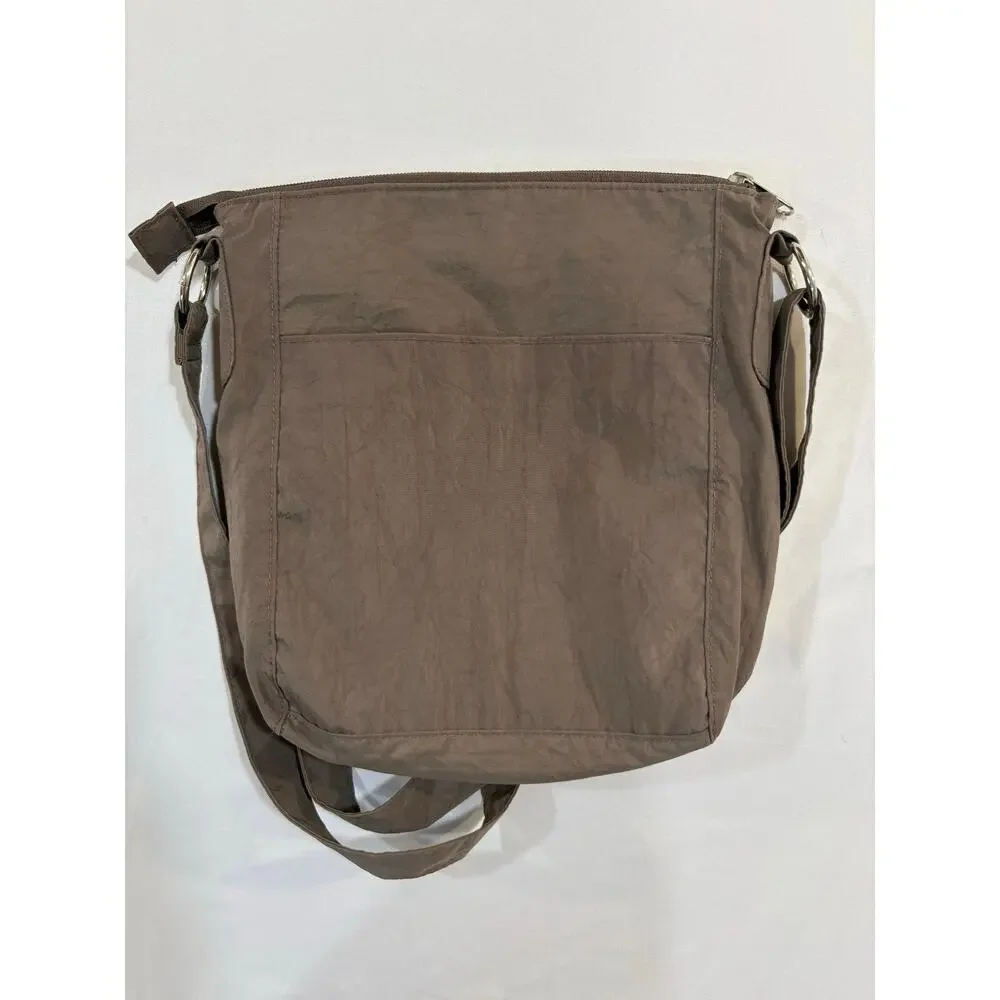 EUC Brown Peak Crossbody Purse Travel Lightweight Compact Bag